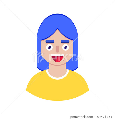 Male face in flat style Male face in flat style 89571734