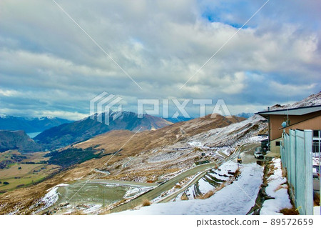 Superb view from Coronet Peak in Queenstown, New Zealand Superb view from Coronet Peak in Queenstown, New Zealand 89572659