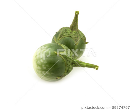 fresh Brinjal isolated on a white background 89574767