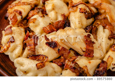 Dumplings, filled with mashed potatoes. Dumplings, filled with mashed potatoes. 89575860