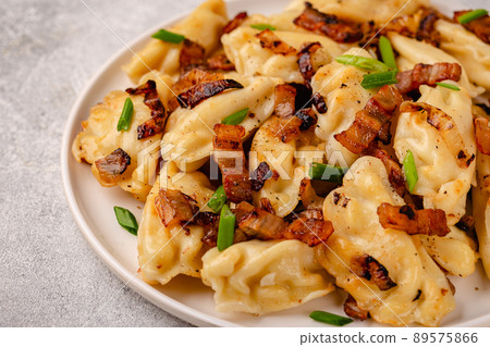 Dumplings, filled with mashed potatoes. Dumplings, filled with mashed potatoes. 89575866