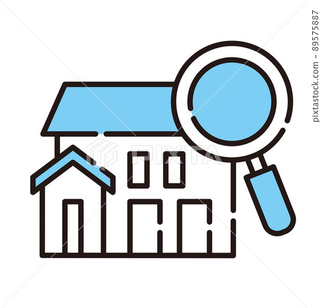 Finding a house [Business Icon Series] 89575887