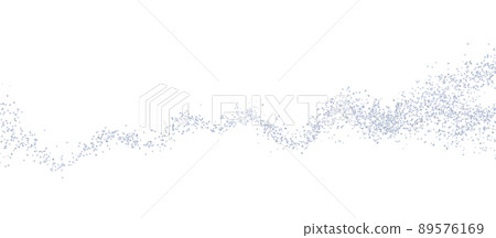 Sprinkled Crumbs silver texture, wavy strip, isolated. Silverish dust, sand. Confetti. Vector Sprinkled Crumbs silver texture, wavy strip, isolated. Silverish dust, sand. Confetti. Vector 89576169