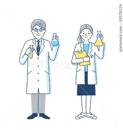 Men and women of scientists Men and women of scientists 89576224