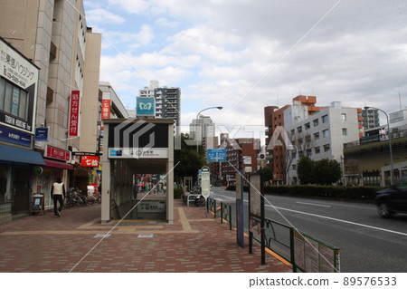 Yurakucho Line Kanamecho Tokyo Metro Station Entrance 89576533