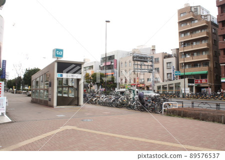 有樂町線金町東京地鐵站入口 89576537
