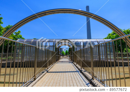 Hikarigaoka Park waterscape facility in Nerima Ward, Tokyo 89577672