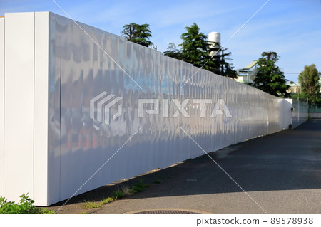 Temporary enclosure at construction site Universal steel plate 89578938