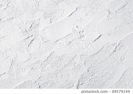 White wall painted with plaster White wall painted with plaster 89579149