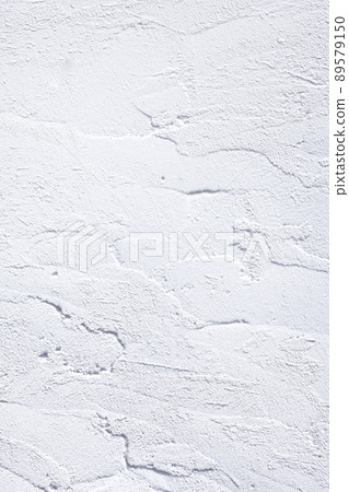 White wall painted with plaster White wall painted with plaster 89579150