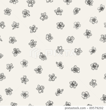 Vector floral background 89579202