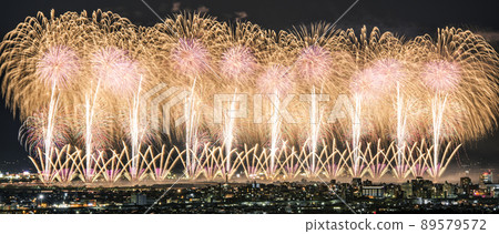 [新潟縣] 長岡祭 大型煙花祭。寬星礦～鳳凰～ 89579572