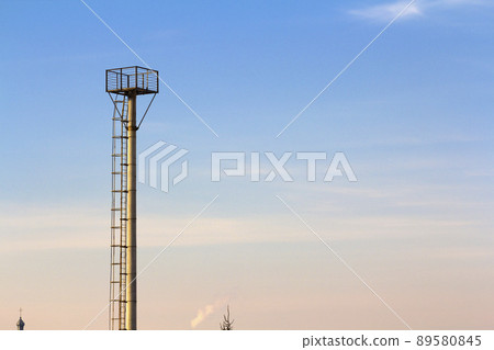 Observation tower in an agricultural area Observation tower in an agricultural area 89580845