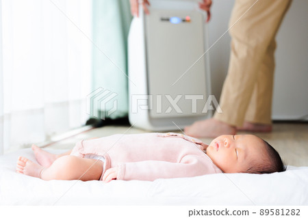 為午睡的寶寶安裝空氣淨化器 89581282