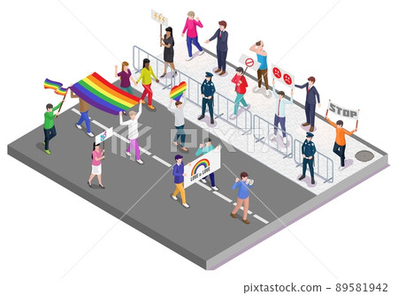 Homophobia concept world lgbt day gay pride Homophobia concept world lgbt day gay pride 89581942