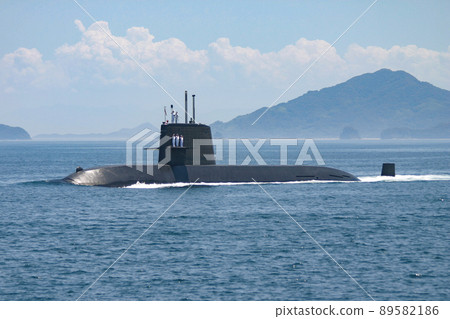 海上自衛隊潛艇航行 海上自衛隊潛艇航行 89582186