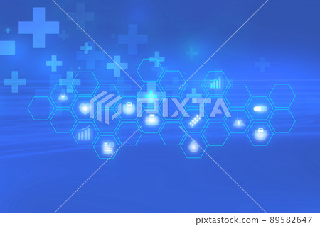 Medical abstract background concept series  89582647