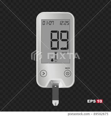 Diabetes tester device icon vector illustration Diabetes tester device icon vector illustration 89582675