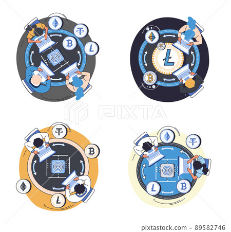 Cryptocurrency exchange platform and blockchain. Bitcoin mining, exchange platform, investment technology Cryptocurrency exchange platform and blockchain. Bitcoin mining, exchange platform, investment technology 89582746