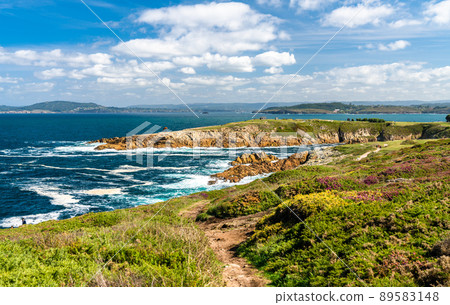 Shore of the Atlantic Ocean at A Coruna, Spain 89583148