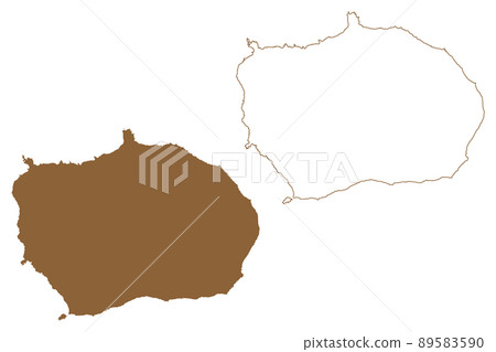 Bouvet island (Kingdom of Norway, Dependent territory of Norway) map vector illustration, scribble sketch Bouvetoya map Bouvet island (Kingdom of Norway, Dependent territory of Norway) map vector illustration, scribble sketch Bouvetoya map 89583590