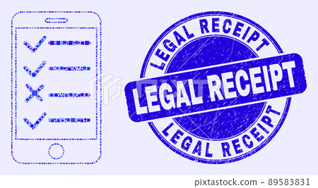 Blue Grunge Legal Receipt Stamp and Smartphone Task List Mosaic Blue Grunge Legal Receipt Stamp and Smartphone Task List Mosaic 89583831