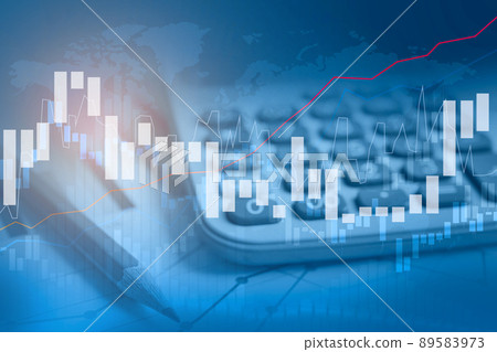 Stock market investment trading financial, coin and graph chart or Forex for analyze profit finance business trend data background. Stock market investment trading financial, coin and graph chart or Forex for analyze profit finance business trend data background. 89583973