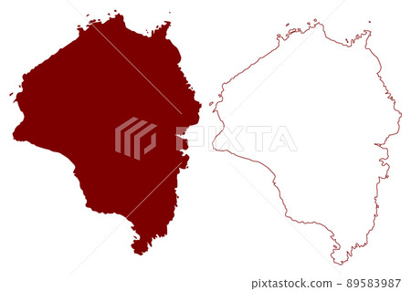 Foula island (United Kingdom of Great Britain and Northern Ireland, Scotland, Shetland) map vector illustration, scribble sketch Isle of Foula map Foula island (United Kingdom of Great Britain and Northern Ireland, Scotland, Shetland) map vector illustration, scribble sketch Isle of Foula map 89583987