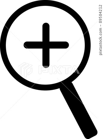 Magnifying glass magnifying glass loupe search search silhouette plus Magnifying glass magnifying glass loupe search search silhouette plus 89584212