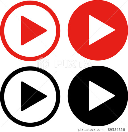 視頻播放按鈕設置紅黑 89584836