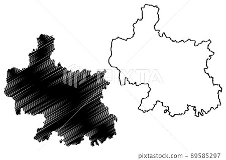 Gumla district (Jharkhand State, Republic of India, South Chotanagpur division) map vector illustration, scribble sketch Gumla map Gumla district (Jharkhand State, Republic of India, South Chotanagpur division) map vector illustration, scribble sketch Gumla map 89585297