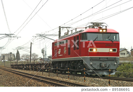 Hokuriku Main Line Morimoto-Tsubata JR Freight EF510-3 (Toyama) 89586691