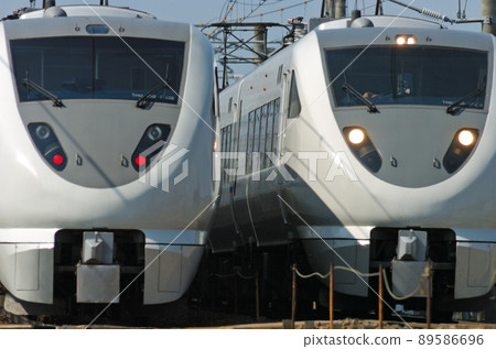 北陸本線三河加賀笠間JR西683系列S02、S08組織(金澤)白鷺 北陸本線三河加賀笠間JR西683系列S02、S08組織(金澤)白鷺 89586696