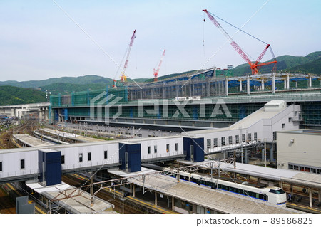 Hokuriku Shinkansen construction Tsuruga City Tsuruga Station 89586825