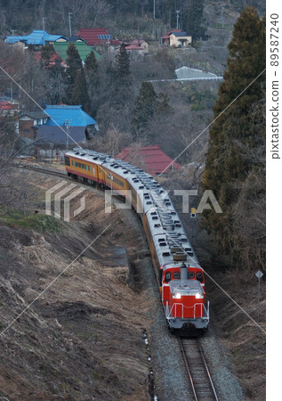 Iiyama Line Lotus-Kaesa JR East DD16-11 (Nagano) +14 series Roman (Nagano) Tsunan Iiyama Line Lotus-Kaesa JR East DD16-11 (Nagano) +14 series Roman (Nagano) Tsunan 89587240