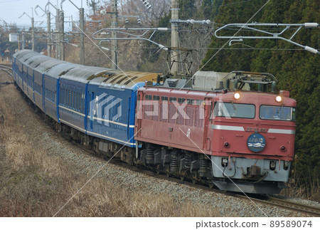 歐本線桂根-新屋JR West EF81-46（敦賀）+24系（宮原）日本海 89589074