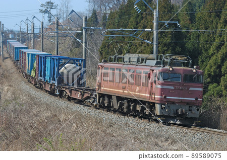 Ou Line Katsurane-Shinya JR Freight EF81-124 (Toyama) Ou Line Katsurane-Shinya JR Freight EF81-124 (Toyama) 89589075