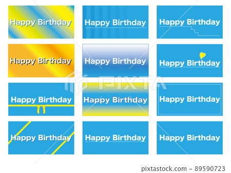 [Birthday] 生日快樂卡（簡單）No,01 89590723