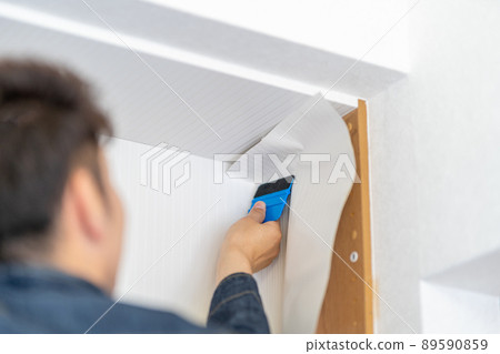 改造DIY印刷裝飾膜施工Dyknock板材 89590859