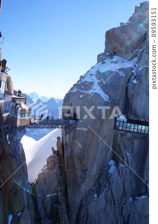 View from Chamonix Mont Blanc Observatory, France 89593151