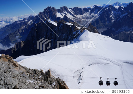 Superb view from Chamonix Mont Blanc Observatory, France 89593365