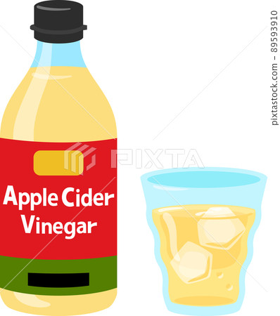 蘋果醋和玻璃 89593910
