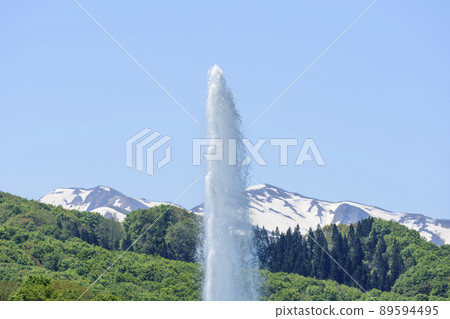 Tsukiyama湖大噴泉 89594495