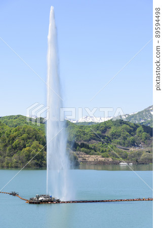 Tsukiyama湖大噴泉 89594498