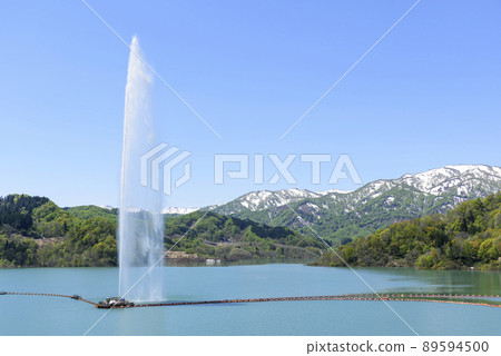 Tsukiyama lake great fountain Tsukiyama lake great fountain 89594500