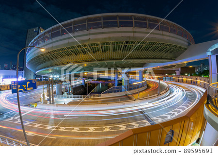 名古屋_黑川交流道的夜景 89595691