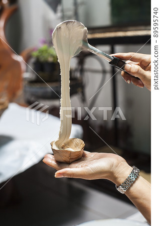 Making Dough Dessert 89595740