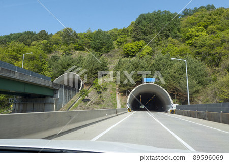 Highway tunnel Highway tunnel 89596069
