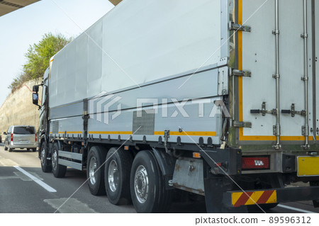 container truck on highway 89596312