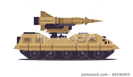 Ukrainian anti-aircraft missile system special military equipment heavy vehicles concept stop war 89596905